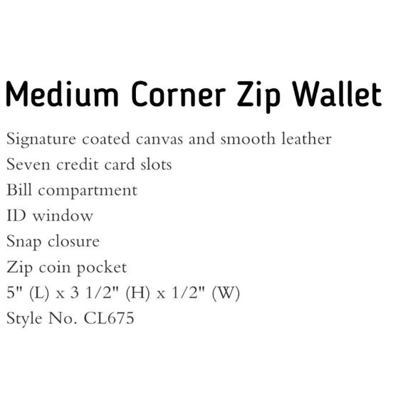 Coach Signature C Purple Rose Print Wallet in Silver Hardware/ Iris - Picture 4 of 9